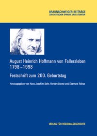 Logo:August Heinrich Hoffmann von Fallersleben 1798-1998