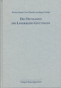 Logo:Niedersächsisches Ortsnamenbuch / Die Ortsnamen des Landkreises Göttingen